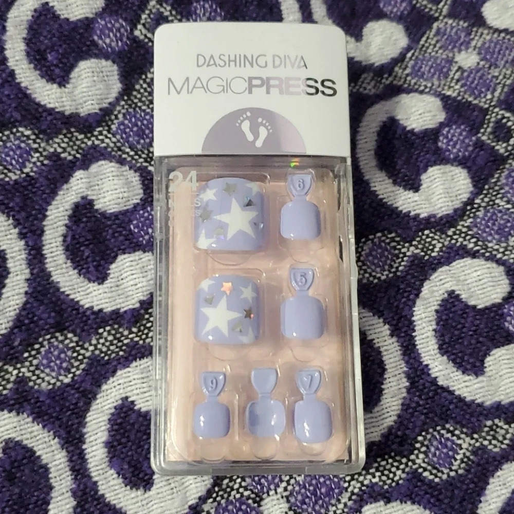 Dashing Diva Magic Press On Toe Nails 24ct